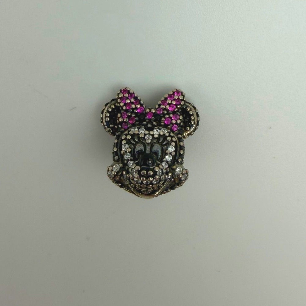 Pandora Disney Sparkling‎ Minnie Mouse Charm - Sterling Silver S925 - NIB